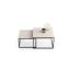 Кофейный столик Concrete Design Twin 70x70x42 см / 60x60x36 см, белый