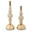 Bolly candlesticks, 2 pcs, Ø 10 × 24–29.5 cm