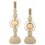 Candlesticks "Saturn", 2 pcs, 10 × 27–33 × 10 cm