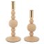 Aster candlestick set, 2 pcs, 10 × 20–25.5 × 10 cm