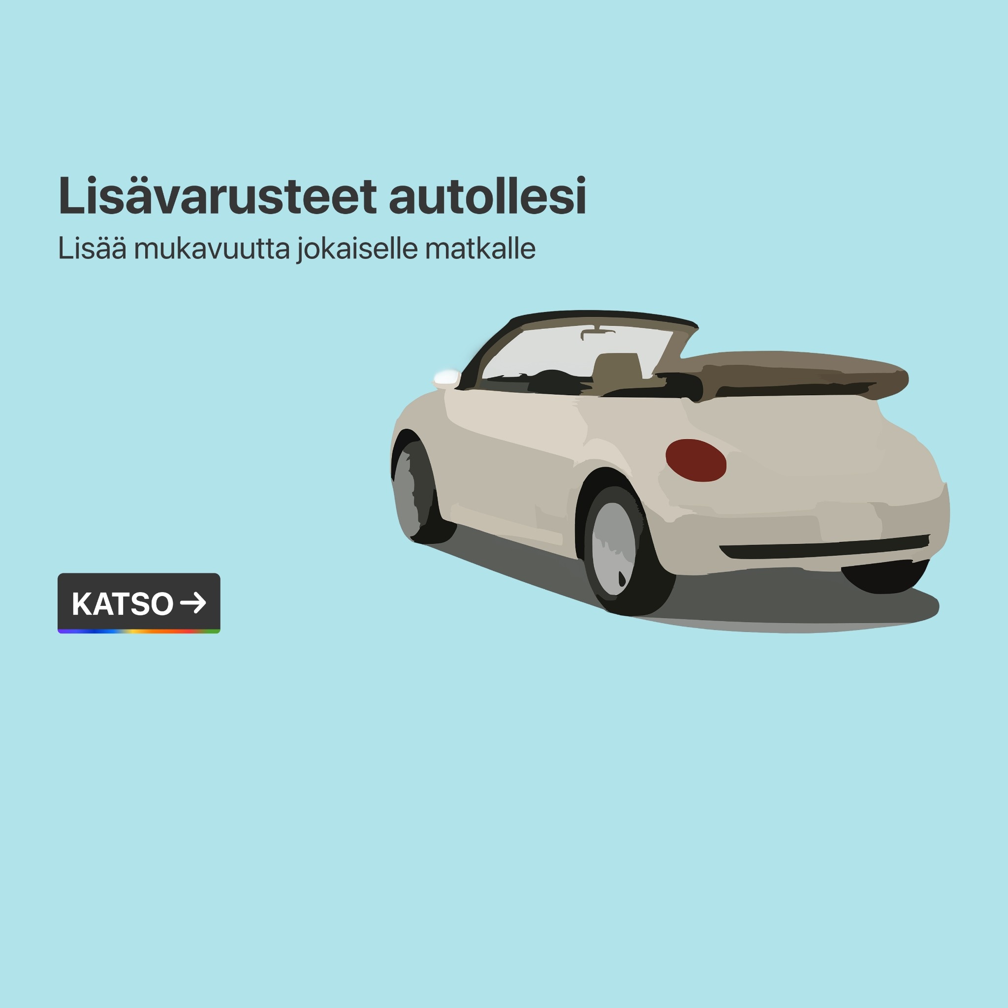 Tarvikkeet autollesi